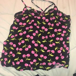 Cherry pattern shirt